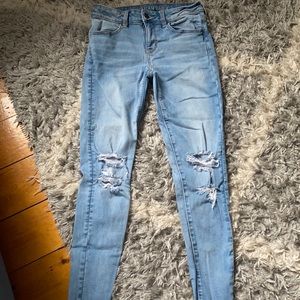 American Eagle Jeans, worn before.